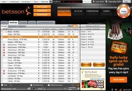 betsson poker lobby