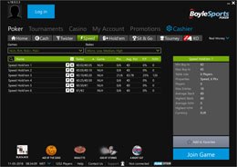 BoylePoker pokerklient lobby detaljerad vy