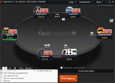 screenshot Party Poker bord